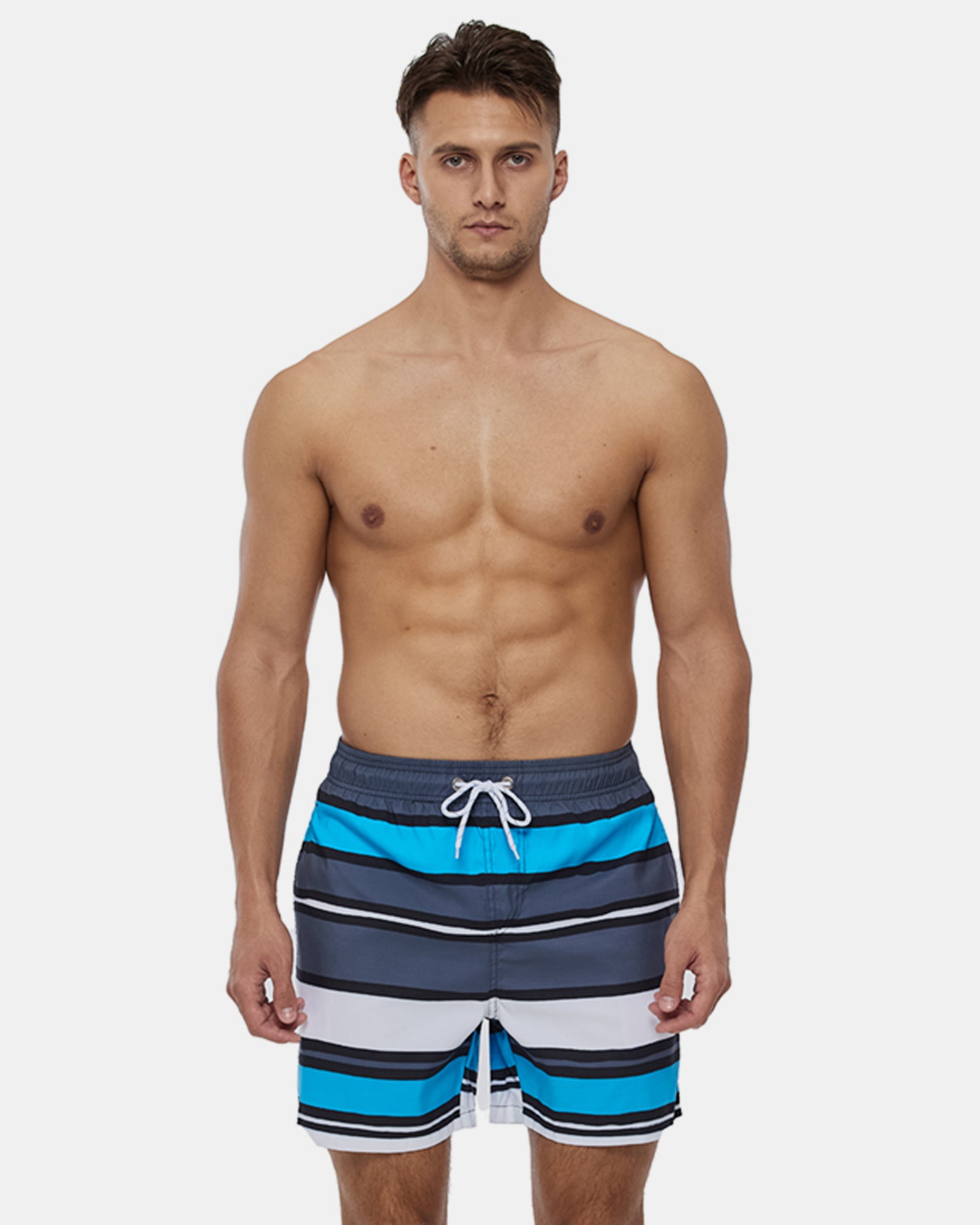 Bold Stripe Swim Short