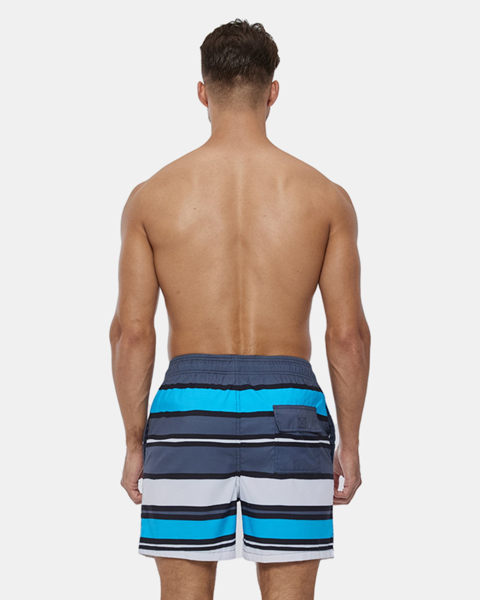 Bold Stripe Swim Short