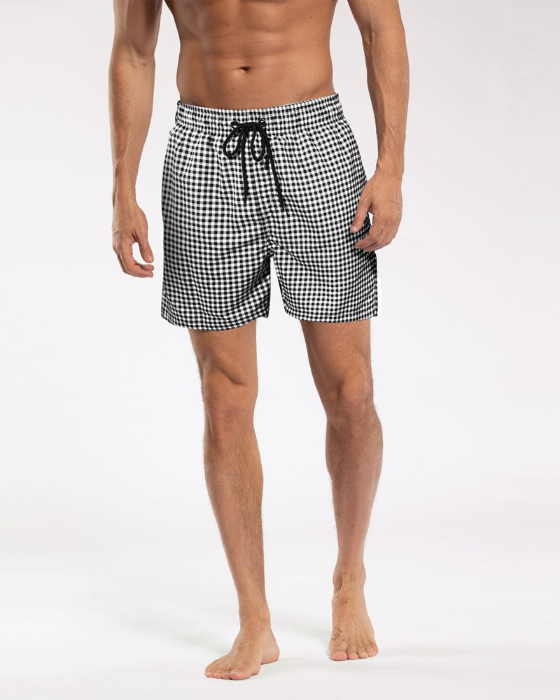 Gingham Swim Short