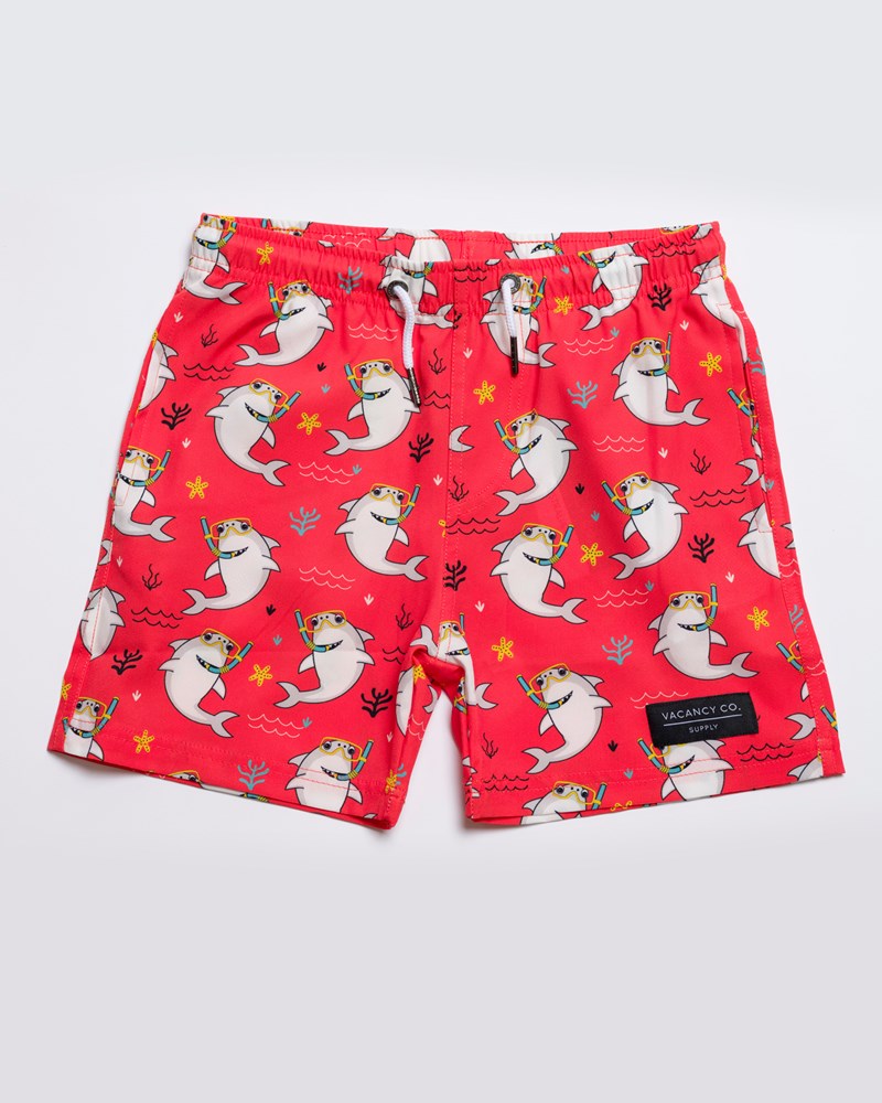 Scuba Shark Swim Short - Youth