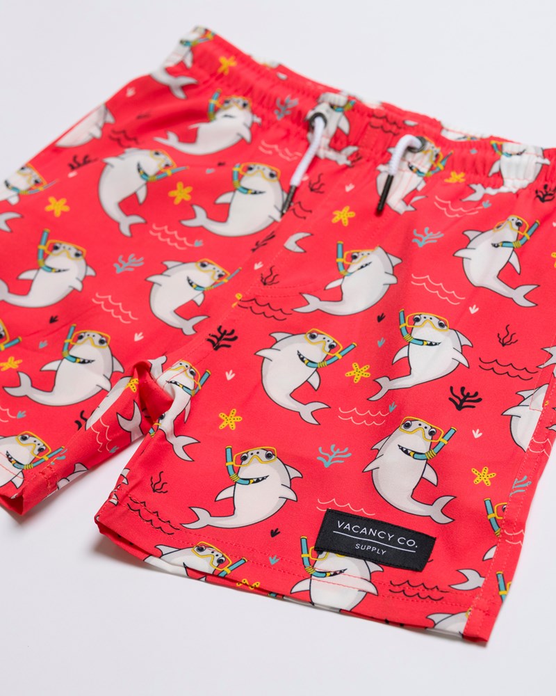 Scuba Shark Swim Short - Youth