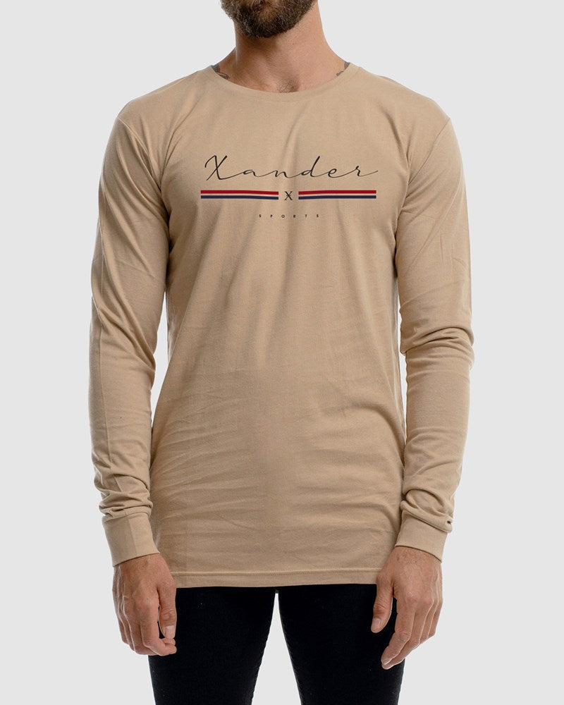 Grid Long Sleeve Tee