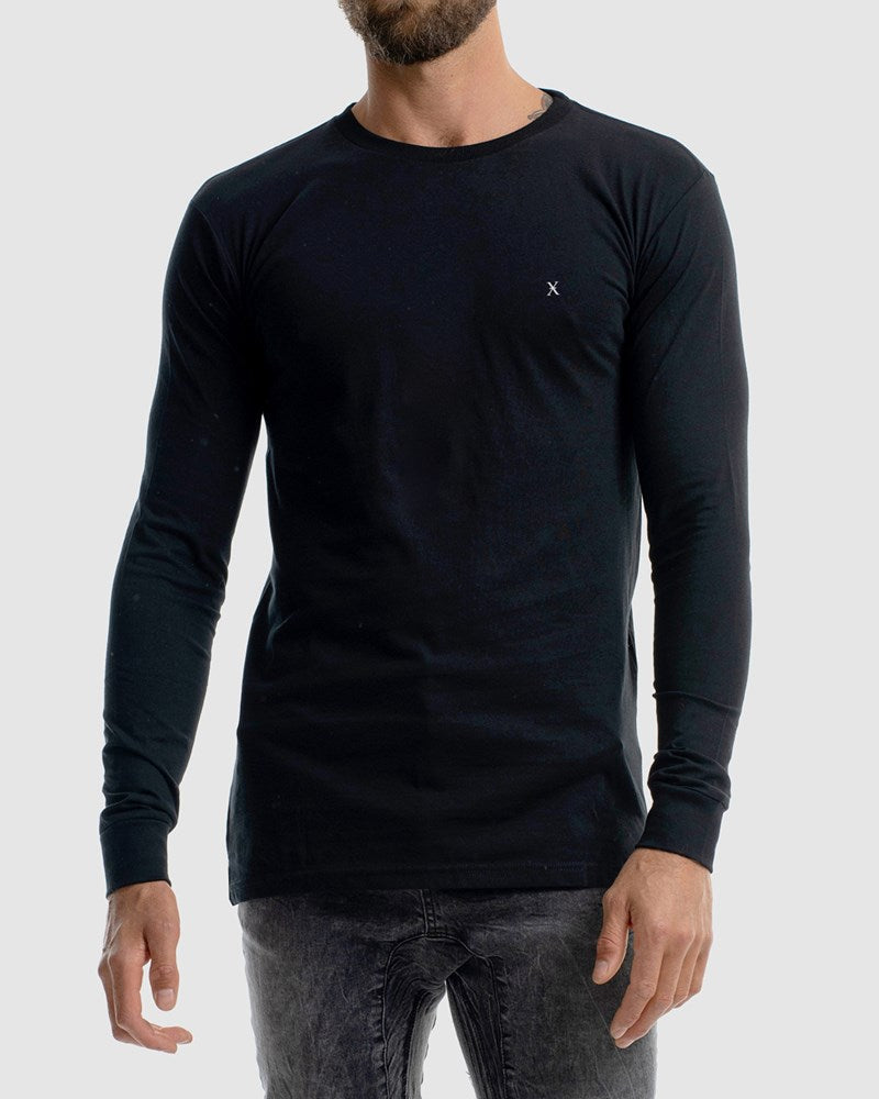 Monaco Embroidery Long Sleeve Tee