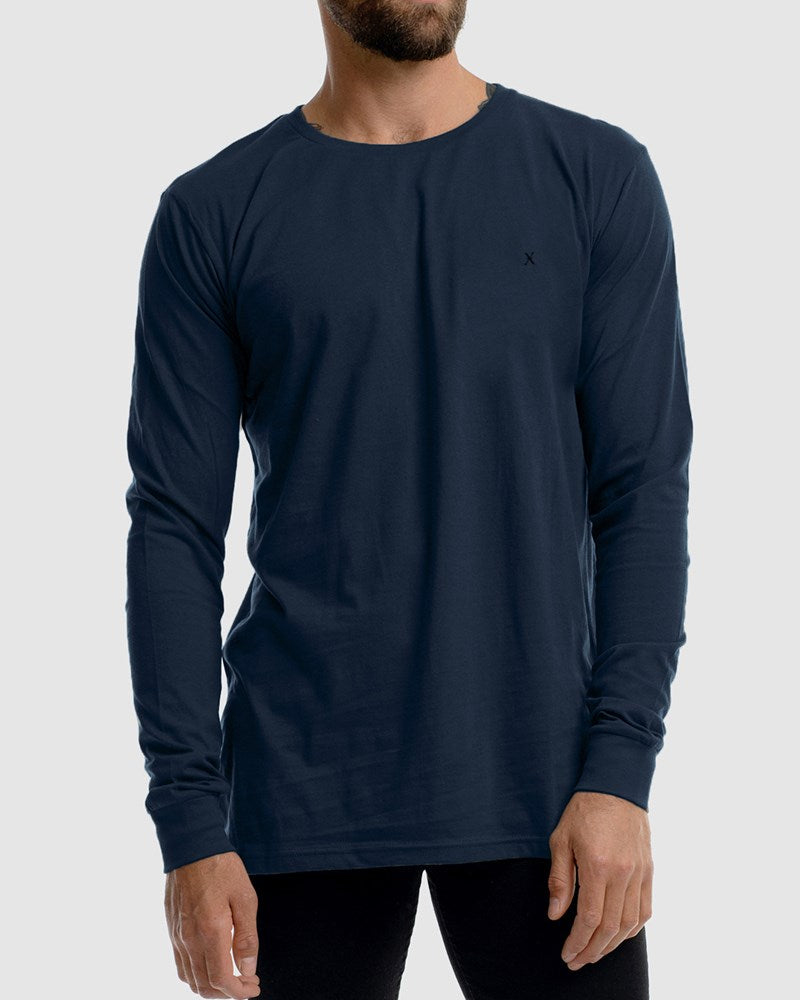 Monaco Embroidery Long Sleeve Tee