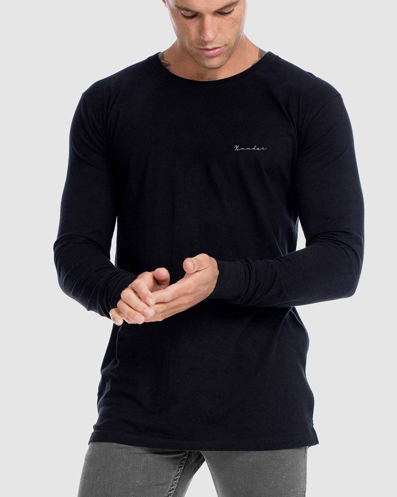 Impression Embroidery Long Sleeve Tee