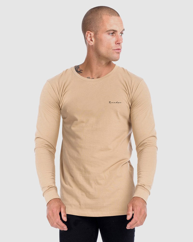 Impression Embroidery Long Sleeve Tee