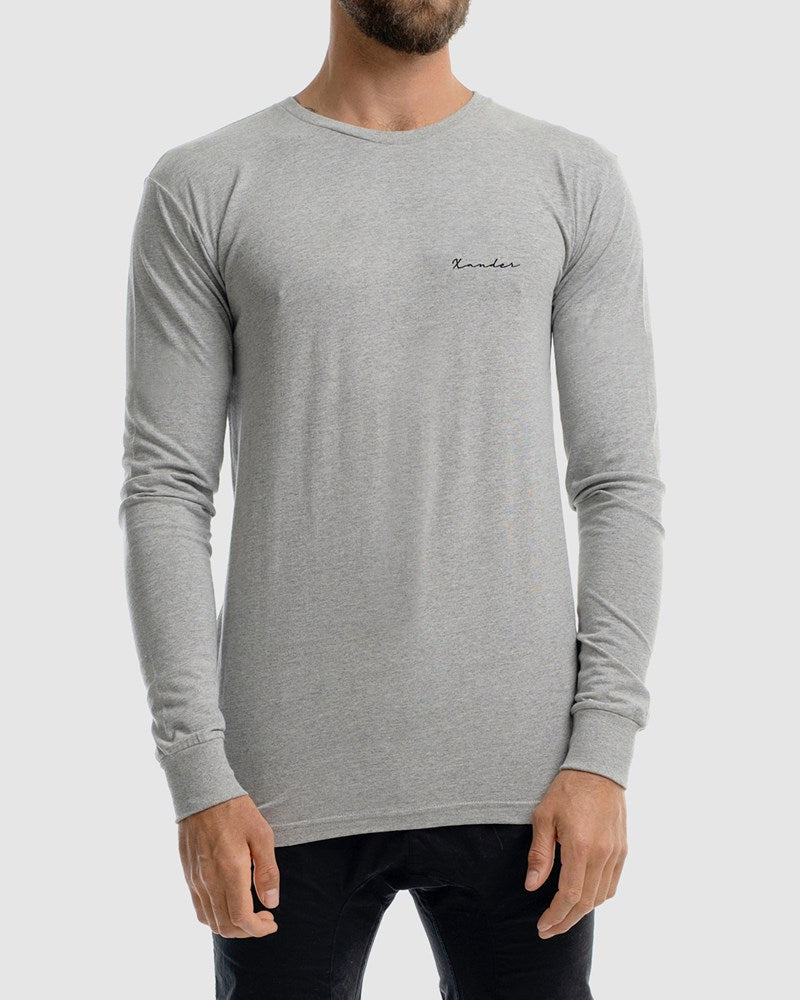 Impression Embroidery Long Sleeve Tee