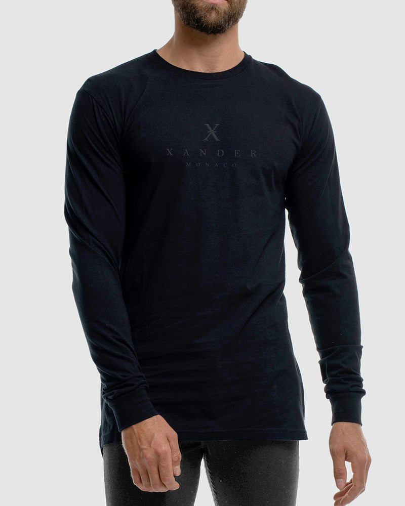 Monarch Embroidery Long Sleeve Tee