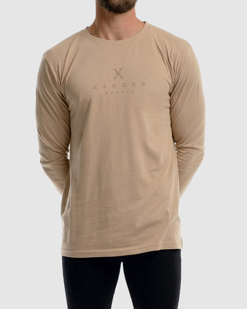 Monarch Embroidery Long Sleeve Tee