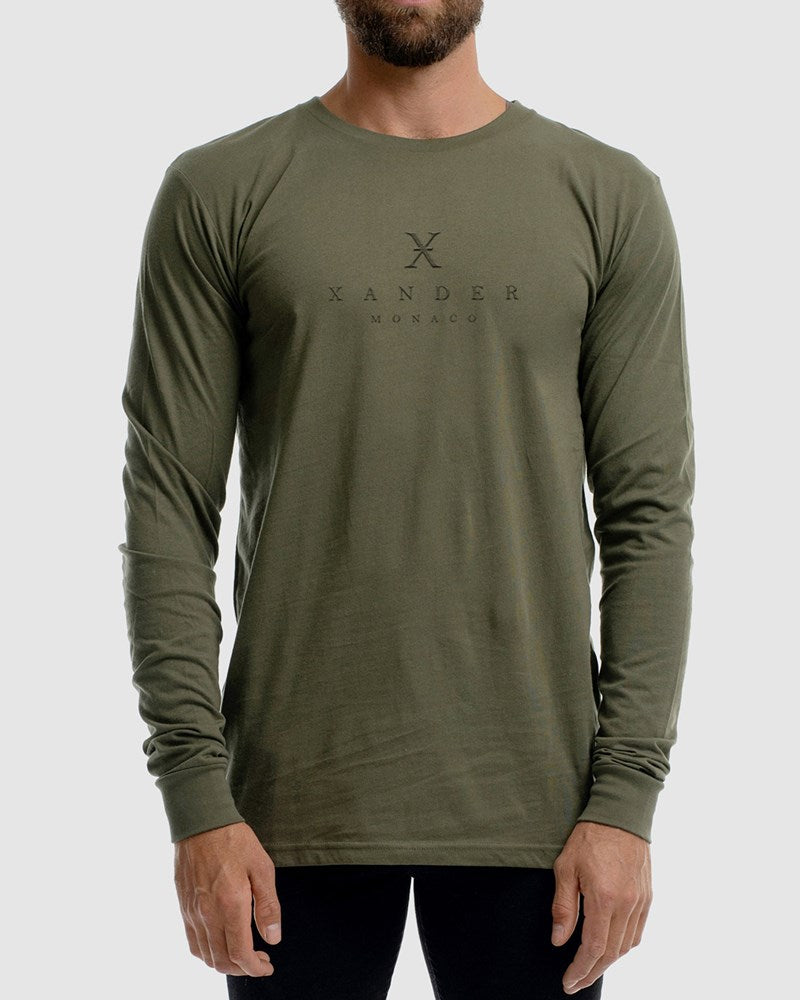 Monarch Embroidery Long Sleeve Tee
