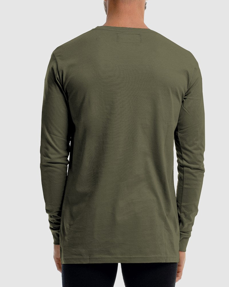Monarch Embroidery Long Sleeve Tee