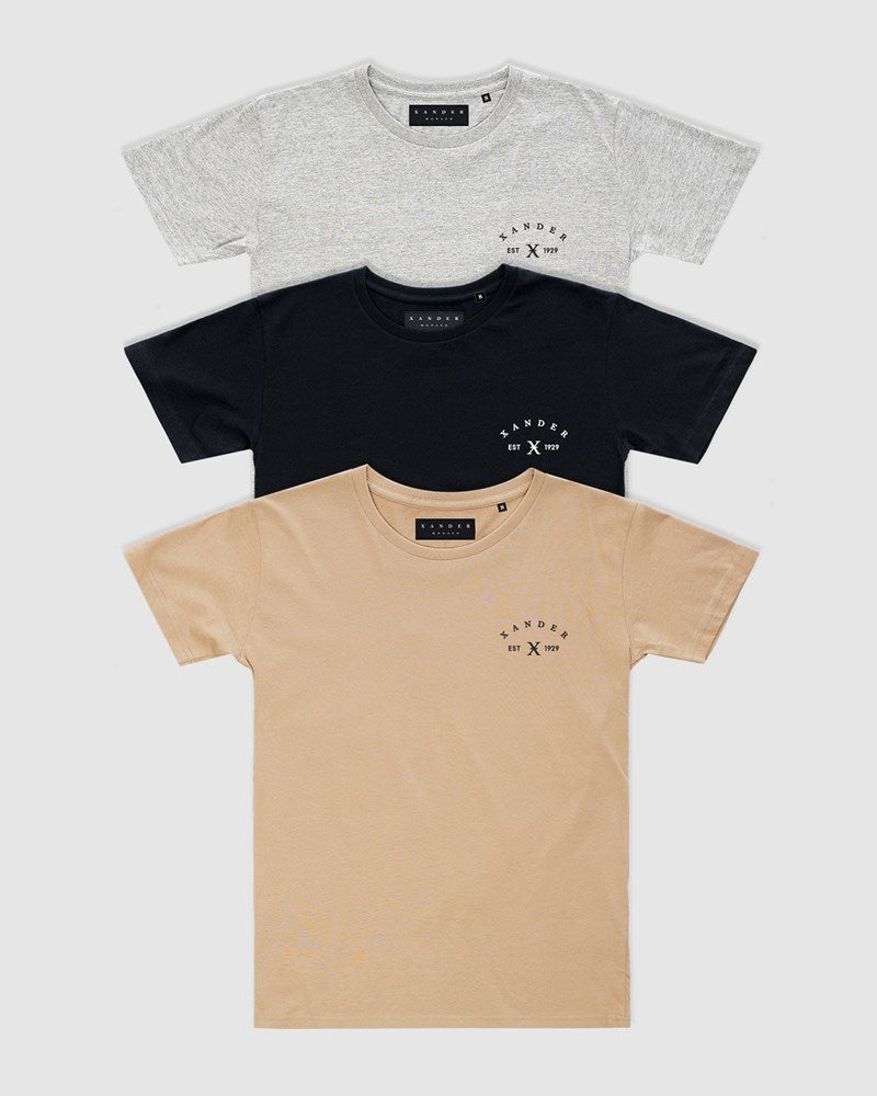 3-Pack Fort Tee