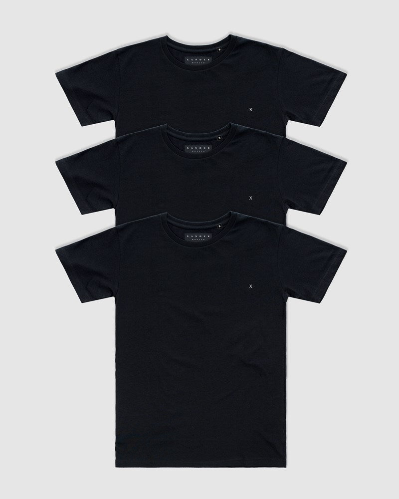 3-Pack Monaco Embroidery Tee