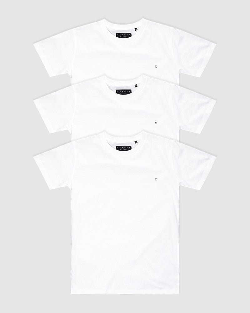 3-Pack Monaco Embroidery Tee