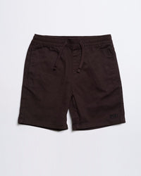 Drop Embroidery Elastic Waist Stretch Short - Youth