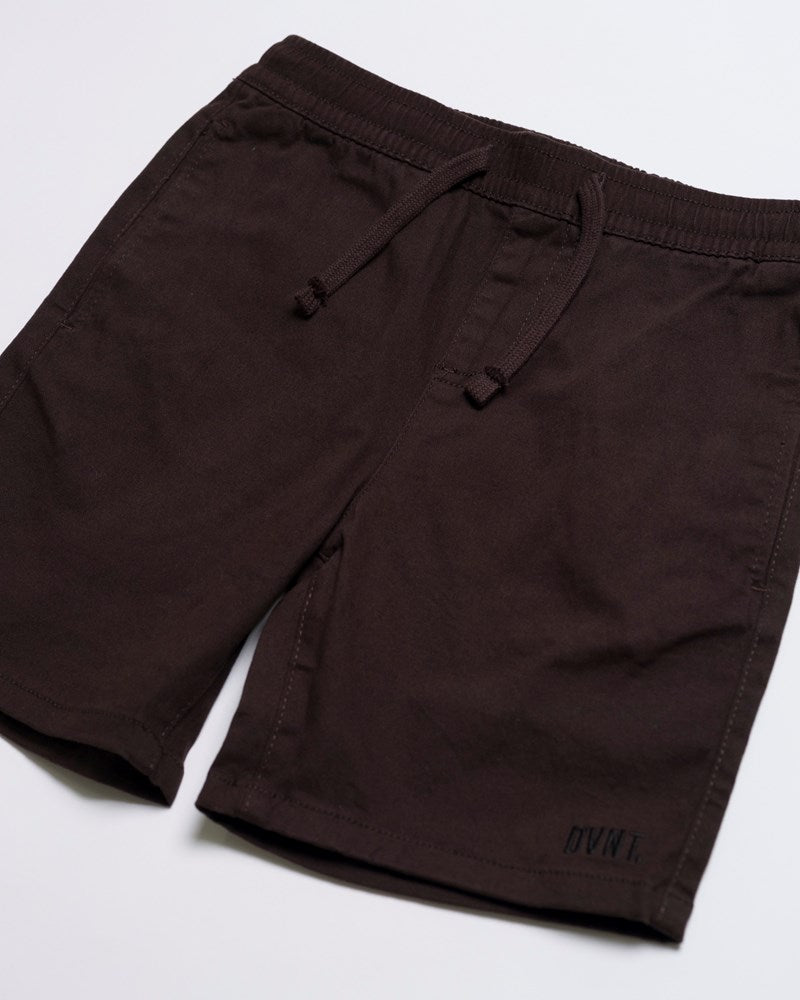 Drop Embroidery Elastic Waist Stretch Short - Youth