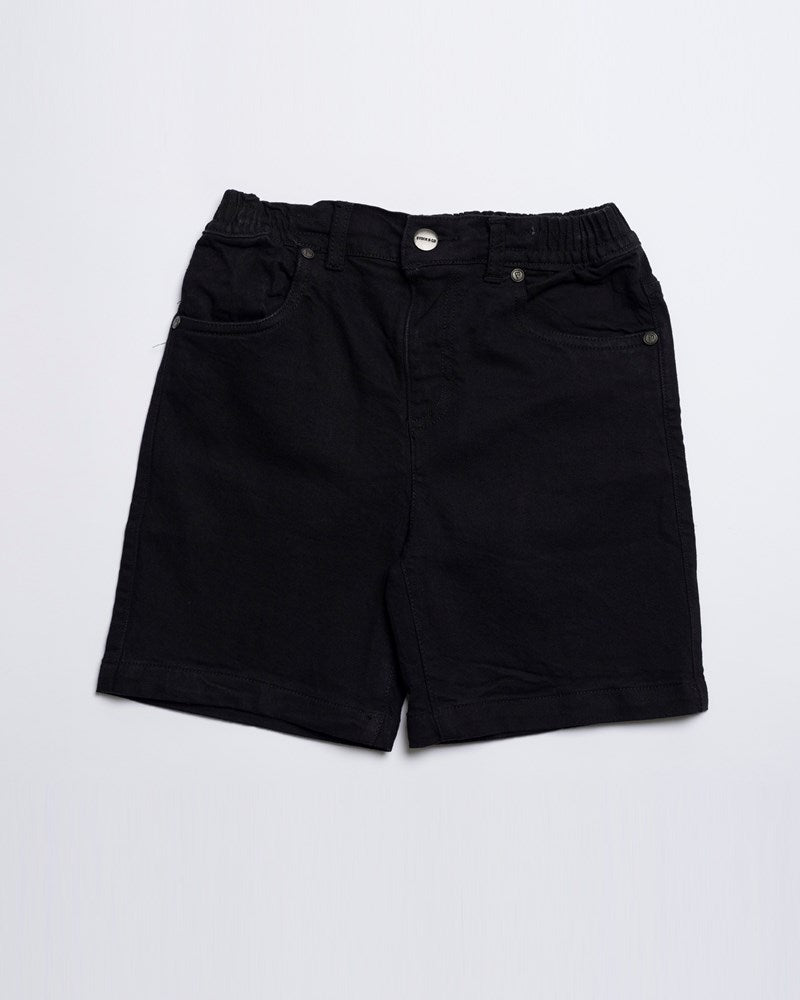 Axis Elastic Waist Stretch Denim Short - Youth