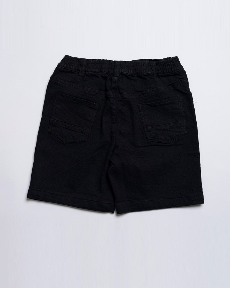 Axis Elastic Waist Stretch Denim Short - Youth