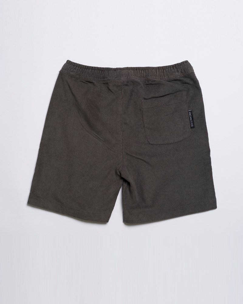 Cord Elastic Waist Stretch Short - Youth