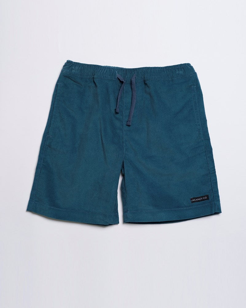 Cord Elastic Waist Stretch Short - Youth