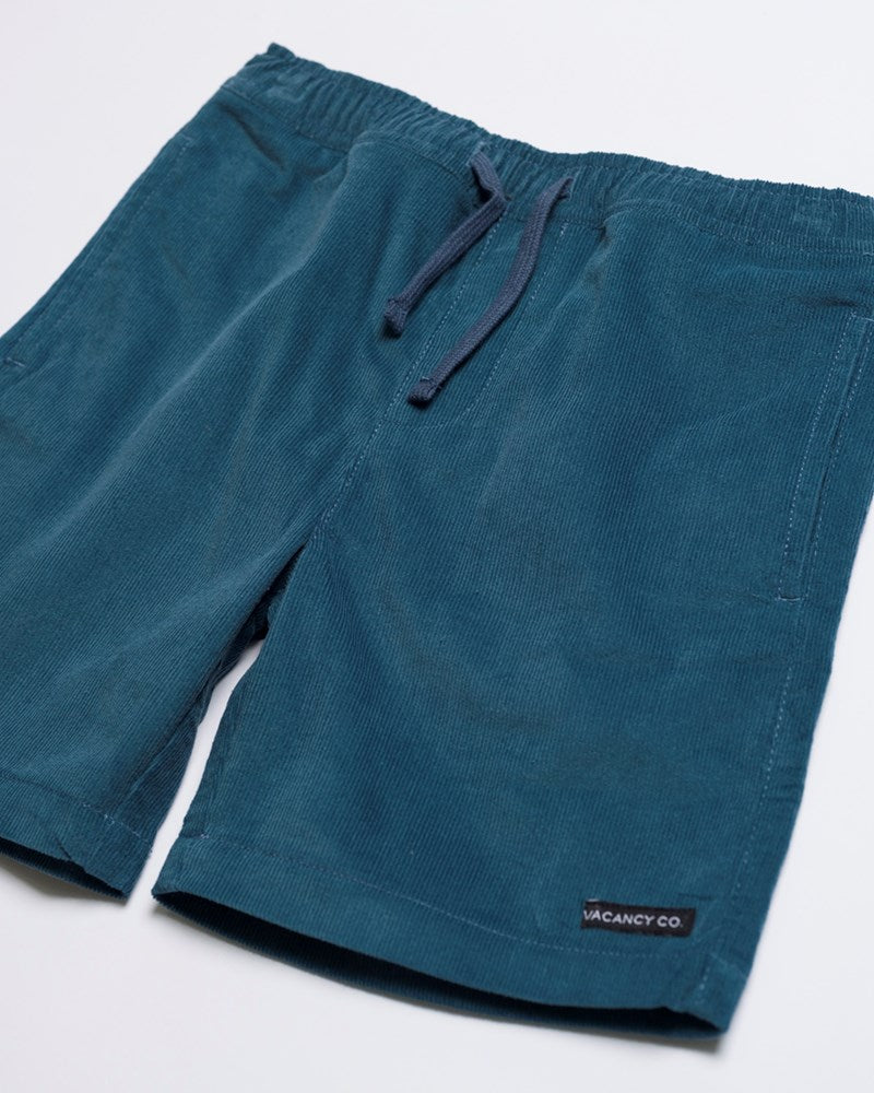 Cord Elastic Waist Stretch Short - Youth