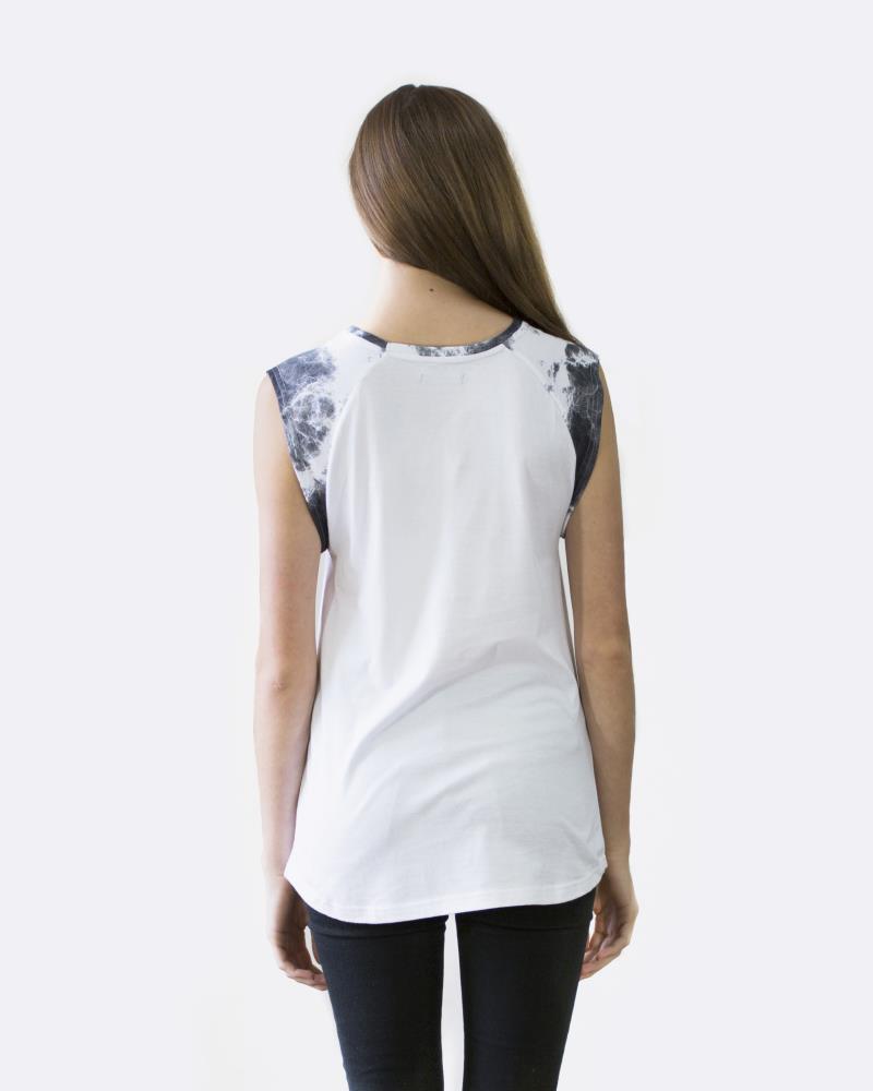 Smoke Raglan Tank