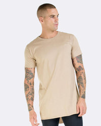 Raw Hem Drop Tee