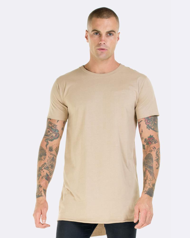 Raw Hem Drop Tee