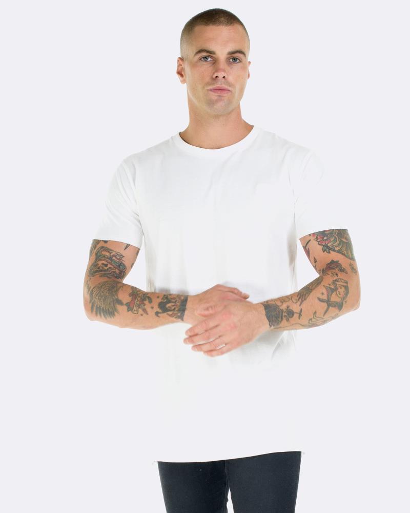 Raw Hem Drop Tee