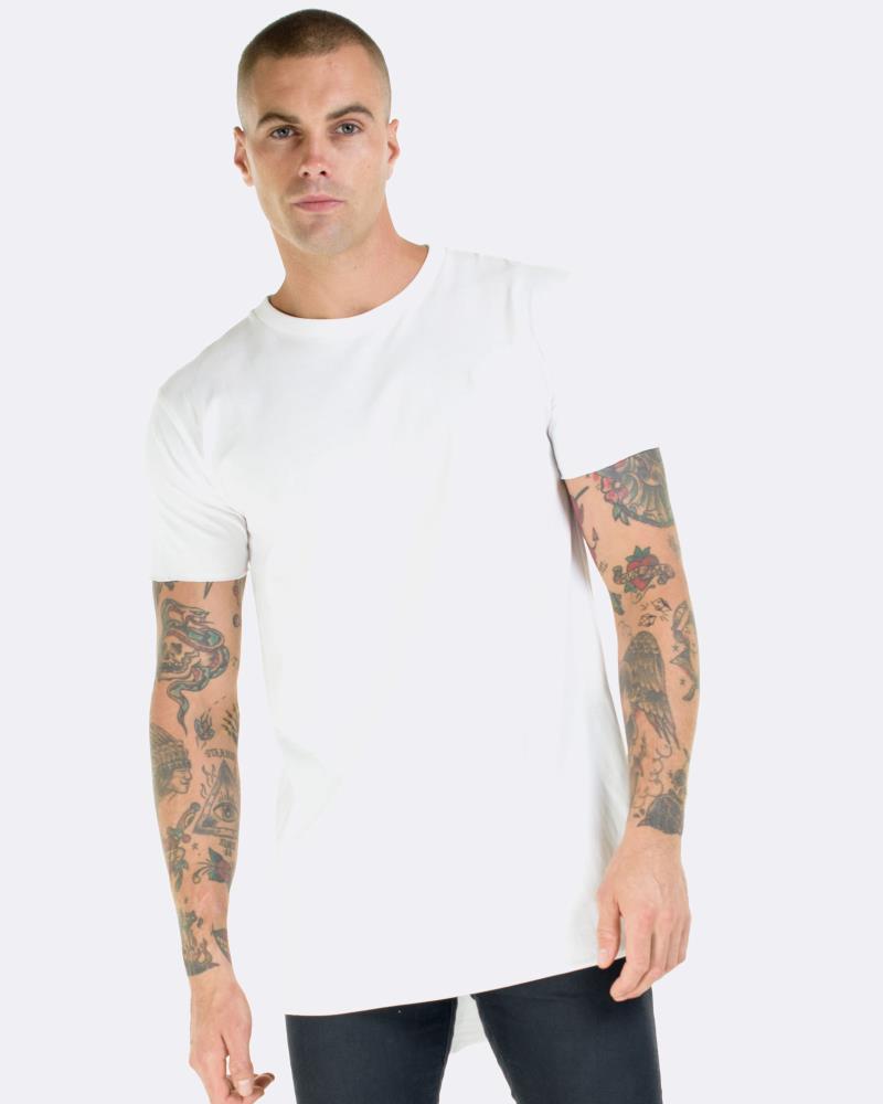 Raw Hem Drop Tee