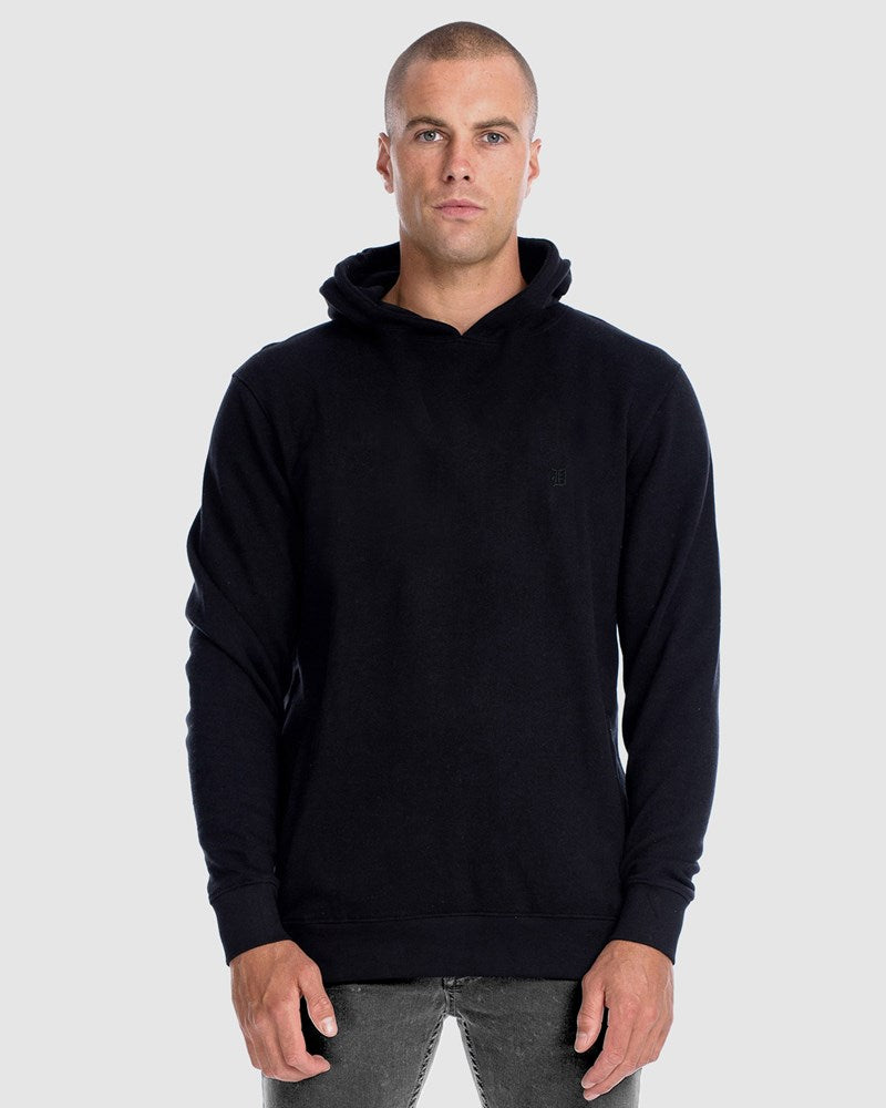 Classic Mono Embroidery Hoodie