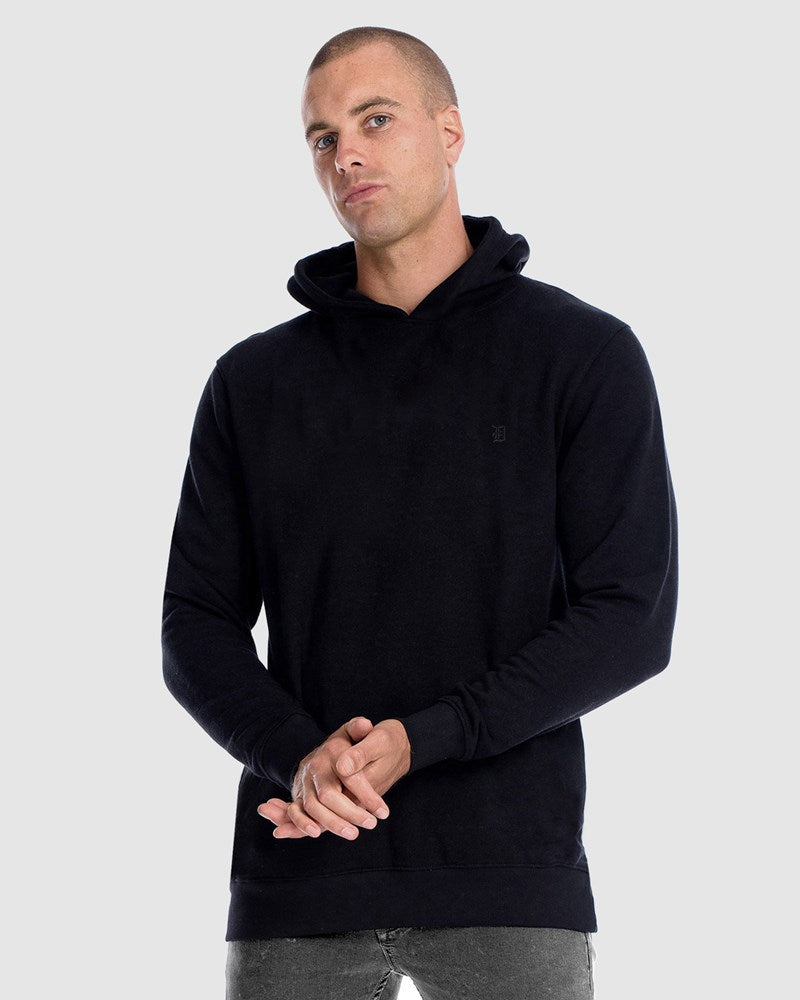 Classic Mono Embroidery Hoodie