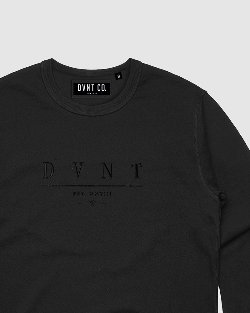 Deluxe Mono Embroidery Crewneck - Youth