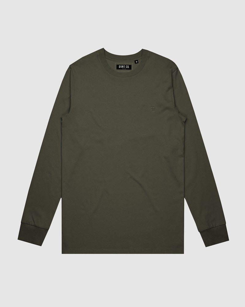 Classic Mono Embroidery Long Sleeve - Youth