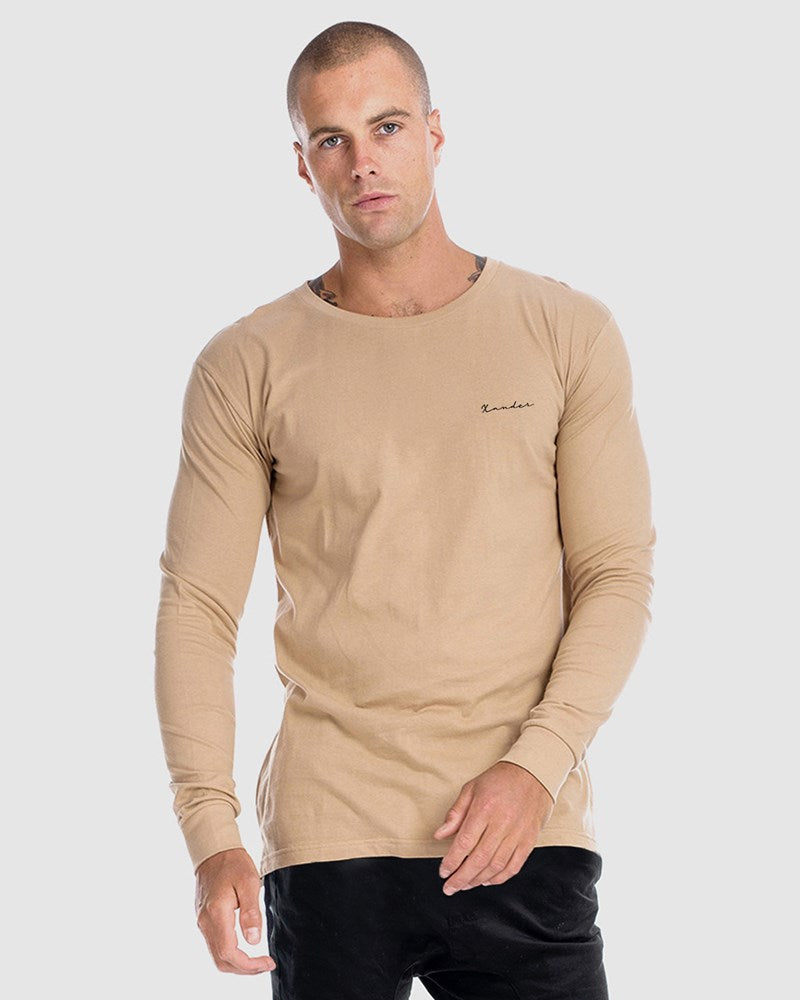 Impression Embroidery Long Sleeve Tee
