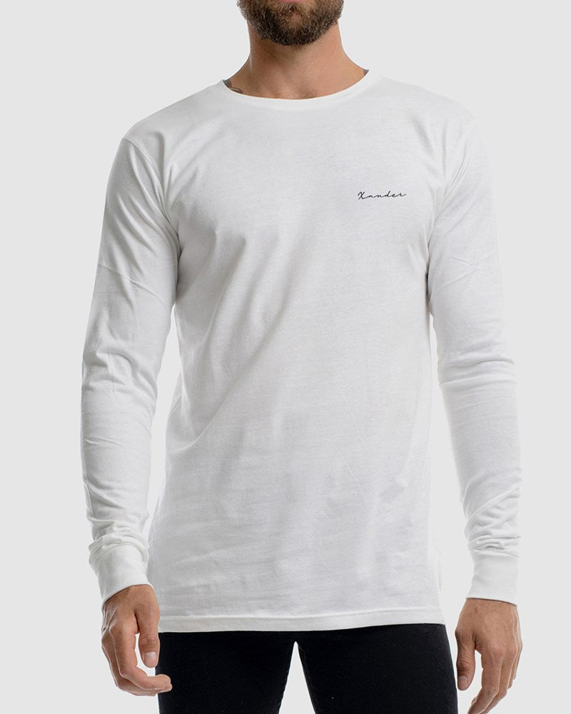Impression Embroidery Long Sleeve Tee