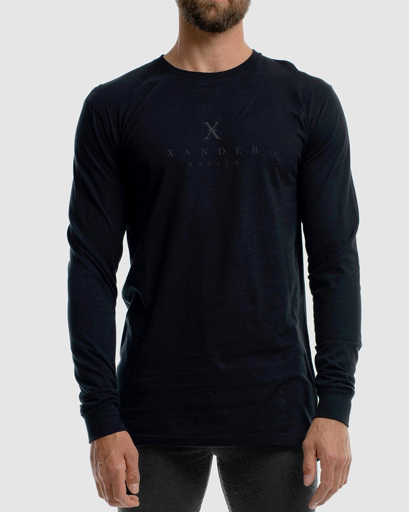Monarch Embroidery Long Sleeve Tee